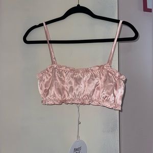 Princess Polly Fall In Love Bralette NWT Pink